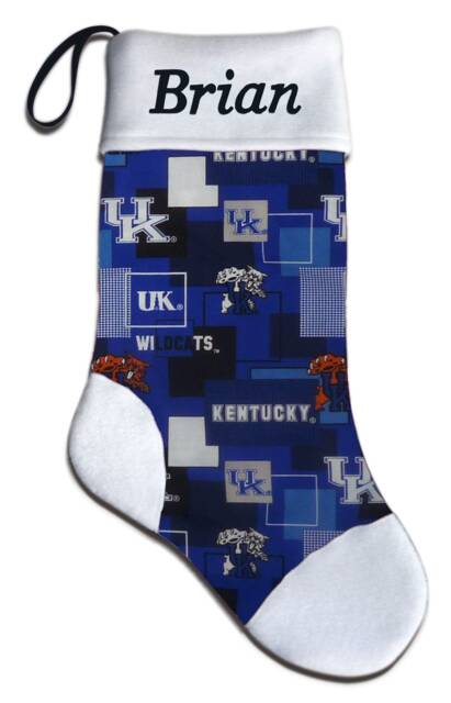 Personalized University Of Kentucky Wildcats Ncaa College Christmas Stocking