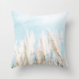 Beach Pillow Cover - Whimisical 16x16 18x18 20x20 Dreamy - thumbnail 1