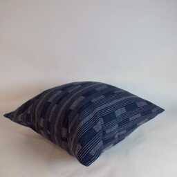 Blue Cushions Handmade Fabrics Throw Cushions Accent Pillow Boho Chic - thumbnail 1
