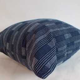Blue Cushions Handmade Fabrics Throw Cushions Accent Pillow Boho Chic - thumbnail 2