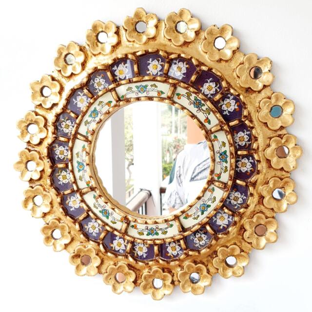 "Peruvian Mirrors ""Pink Purple 40cm" - image 1