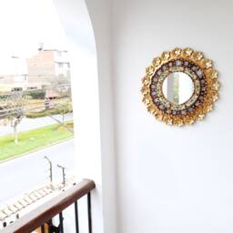 "Peruvian Mirrors ""Pink Purple 40cm" - thumbnail 3
