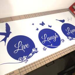 Live Laugh Love Wall Sticker, Live Decal, Art, Living Room Stickers - thumbnail 2
