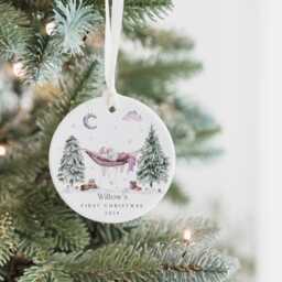 Baby's First Christmas Ornament - Babys Tree Decoration Gift 1st Keepsake Bauble Xmas - thumbnail 3