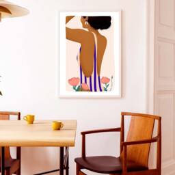 Illustration Of A Paper Poster - Swimming - thumbnail 3