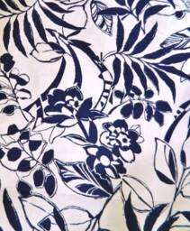 Both Sided Ralph Lauren Le Club Floral in Dress White Pillow Cover Euro Sham 100% Heavy Linen Fabric Made To Order - thumbnail 1
