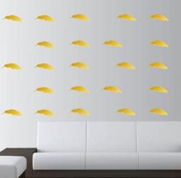 20 Feather Stickers, Feather Decals, Wall Decor, Vinyl Decal, Living Room Decor, Sticker, Home Decals - thumbnail 3