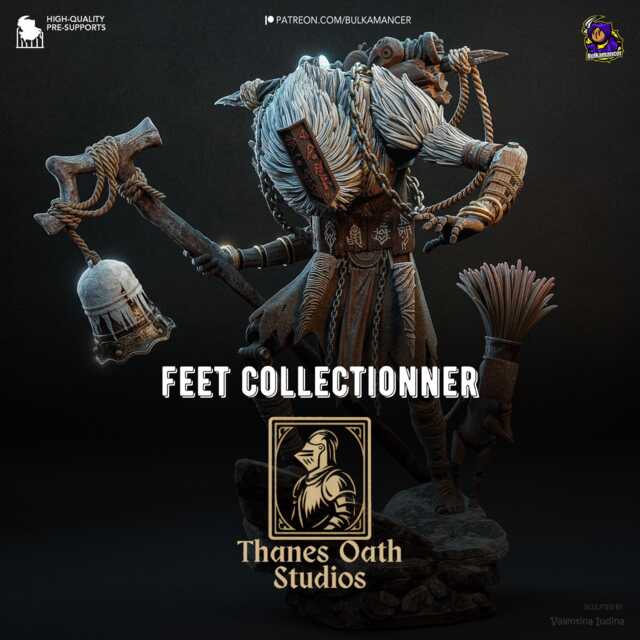 Feet Collectionner - Post-Apocalyptic Dark Sci-Fi Adventure Monoco Resin Figure 16K - image 1