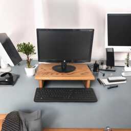 "20"" Cids Monitor Stand Oak 1" - thumbnail 3