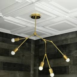 Gezel 5 Light Modern Geometric Sputnik Abstract Chandelier - thumbnail 2