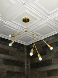 Gezel 5 Light Modern Geometric Sputnik Abstract Chandelier - thumbnail 1
