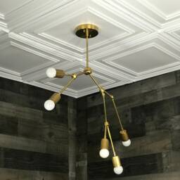 Gezel 5 Light Modern Geometric Sputnik Abstract Chandelier - thumbnail 3
