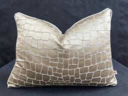 Sahco Gold Animal Skin Luxury Designer Decorative Cushion Pillow Throw Cover - thumbnail 1