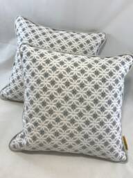 European Design, Designer Cushion Covers in My Silver/Grey Collection