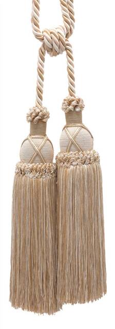 "D??copro Double Curtain & Drapery Tassel Tieback, Length 10"" - 25cm, Spread 30" - image 1