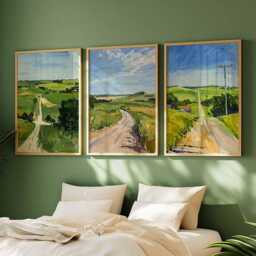 Set Of 3 Nebraska Posters, Usa Prints, Midwestern Wall Art Sets, Travel Decor, Landscapes Posters Set, Scenic Home Prints - thumbnail 2