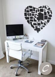Map Decal For Wall Sticker Office United States Map Usa Large Baby Room -Ak001 - thumbnail 3