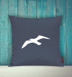 Pillow Covers, Cushions, Decorative Sailing, Seagull, Maritime, Sea, Vacation, Home, Sofa Cushions - thumbnail 1