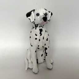 Custom Dog Urn Pet Memorial Portrait Sculpture Dalmatian - thumbnail 3