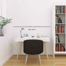 Success Is Small Efforts Wall Decal - Discipline Quote Decor - thumbnail 3