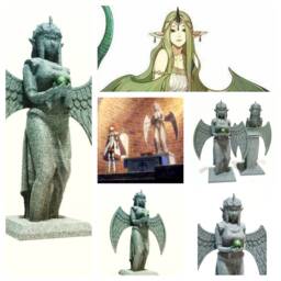 statue Of Mila - Fire Emblem Echoes Goddess Sculpture Shadows Valentia - thumbnail 4
