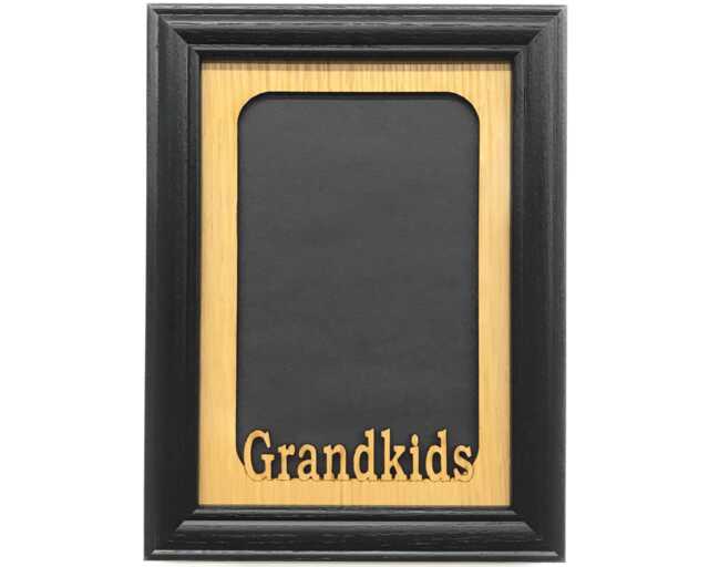 Grandkids Picture Frame - 5x7 Holds 4x6 Photo Family Frame, Gift For Grandparents, Grandma Grandpa - image 1