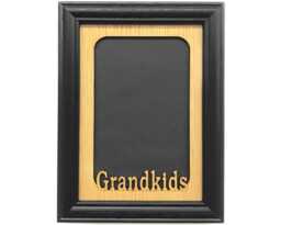 Grandkids Picture Frame - 5x7 Holds 4x6 Photo Family Frame, Gift For Grandparents, Grandma Grandpa - thumbnail 1