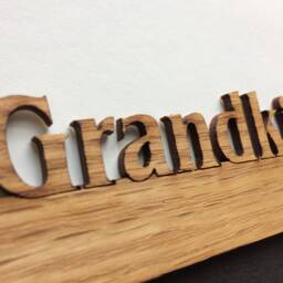 Grandkids Picture Frame - 5x7 Holds 4x6 Photo Family Frame, Gift For Grandparents, Grandma Grandpa - thumbnail 3
