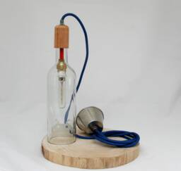 Space Invaders Upcycled Bottle Lamp - thumbnail 1