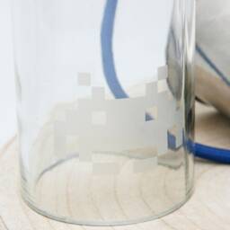 Space Invaders Upcycled Bottle Lamp - thumbnail 3