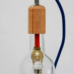 Space Invaders Upcycled Bottle Lamp - thumbnail 2