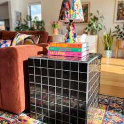 Tiled Side Table, Box L - thumbnail 3