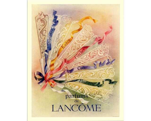 French Perfume Parfums Lancome Advert - Wall Sign Print Enamel Metal Tin Sign Plaque