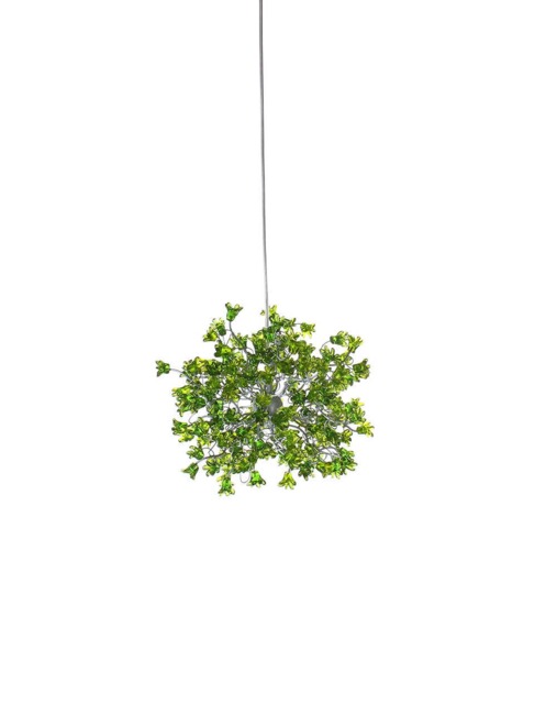 Green Pendant Light, Hanging Pendant Lighting With Jumping Flowers - image 1