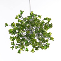 Green Pendant Light, Hanging Pendant Lighting With Jumping Flowers - thumbnail 2