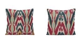 "Set Of 2 Pcs, Old Ikat Pillow Cover, Pillow, 18.11"" X 19.29" - thumbnail 1