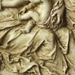 Relief With Frame, Renaissance Style Nativity, Reproduction Made Of Acrylic Resin, Light Included, Religious Decoration - thumbnail 4