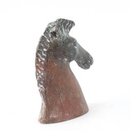 One Terracotta Greek Horse Bust Sculpture , Made in Greece Gift For Him Her - thumbnail 3