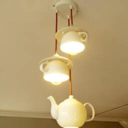 Pendant Light, Mood Lighting, Teacup Setup Chandelier - thumbnail 2