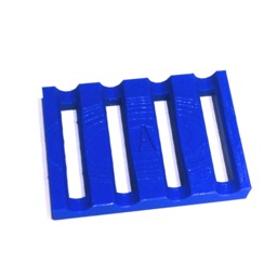 Soap Dish 3D Printed, Custom Soap Dish, Draining Tray, Holder, Saver, Eco, Rectangular, Sponge Holder, Egyptian Blue