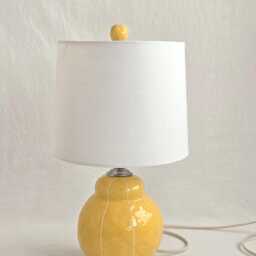 Ceramic Bedside Table Lamp. Colorful Modern Interior Lighting - thumbnail 3