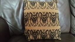 Handmade Knitted German Shepherd Cushion Cover With Infill - thumbnail 1