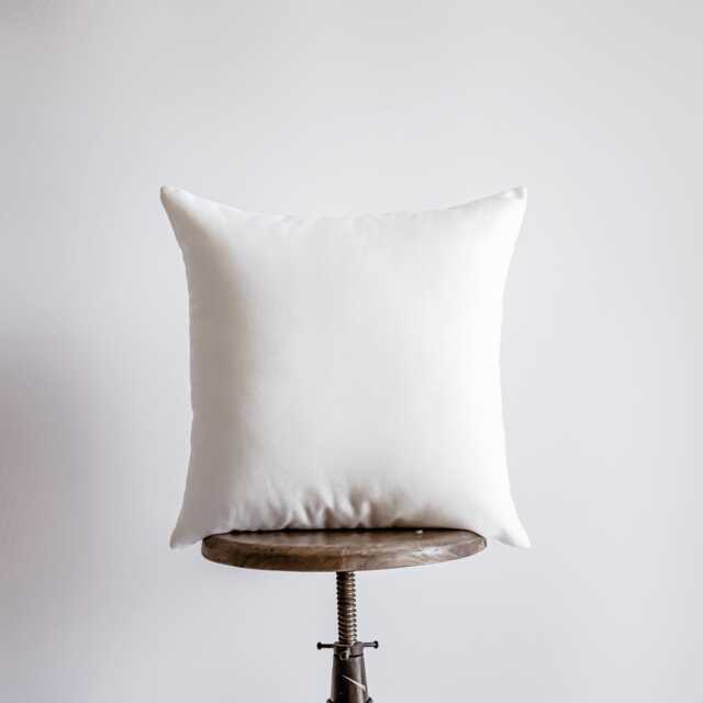 Cotton Cover Hypoallergenic Polyester Filled Pillow Insert - 12x12 14x14 16x16 20x20 - image 1