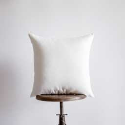 Cotton Cover Hypoallergenic Polyester Filled Pillow Insert - 12x12 14x14 16x16 20x20 - thumbnail 1