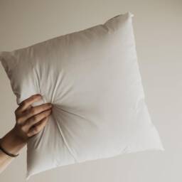 Cotton Cover Hypoallergenic Polyester Filled Pillow Insert - 12x12 14x14 16x16 20x20 - thumbnail 2