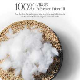 Cotton Cover Hypoallergenic Polyester Filled Pillow Insert - 12x12 14x14 16x16 20x20 - thumbnail 3