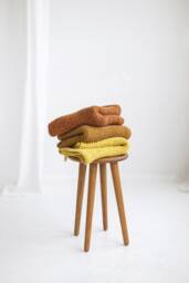Linen Waffle Towel, Linen Hands Towel, Burnt Orange Bath Towel, Blue Beach Towel, Guest Towel, Sauna Towel
