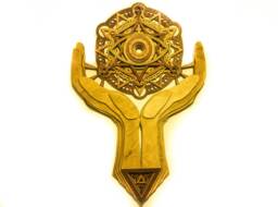 Healing Hands Mandala Sacred Geometry Meditation Laser Cut Wood Art - thumbnail 1