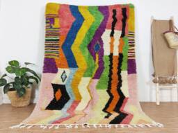 Vintage Boujaad Rug, Authentic Moroccan Rug 5x8 Ft