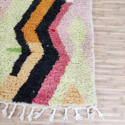 Vintage Boujaad Rug, Authentic Moroccan Rug 5x8 Ft - thumbnail 4